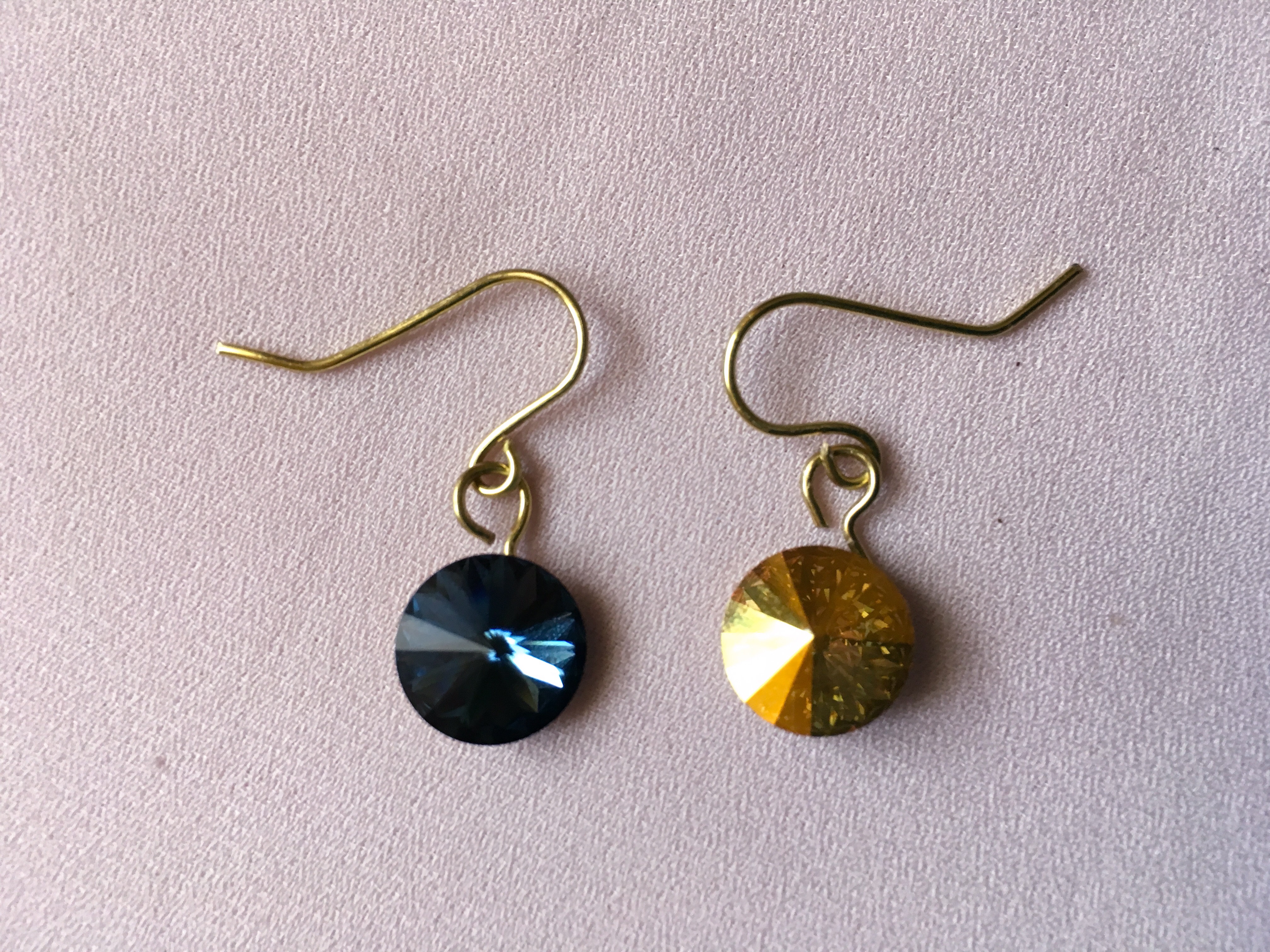 Rivoli earrings [Video tutorial]