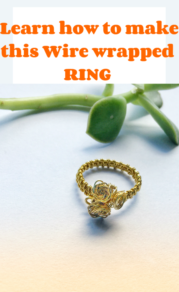 Learn how to make this wire wrapped ring