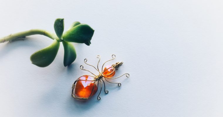 Halloween inspired spider necklace