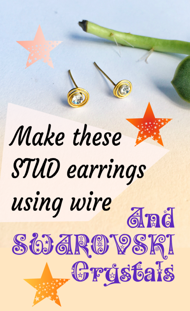 Make these earrings in under 5 minutes.