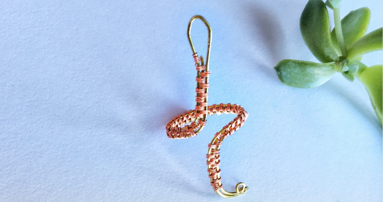 DIY Snake ring | Wire weaving tutorial