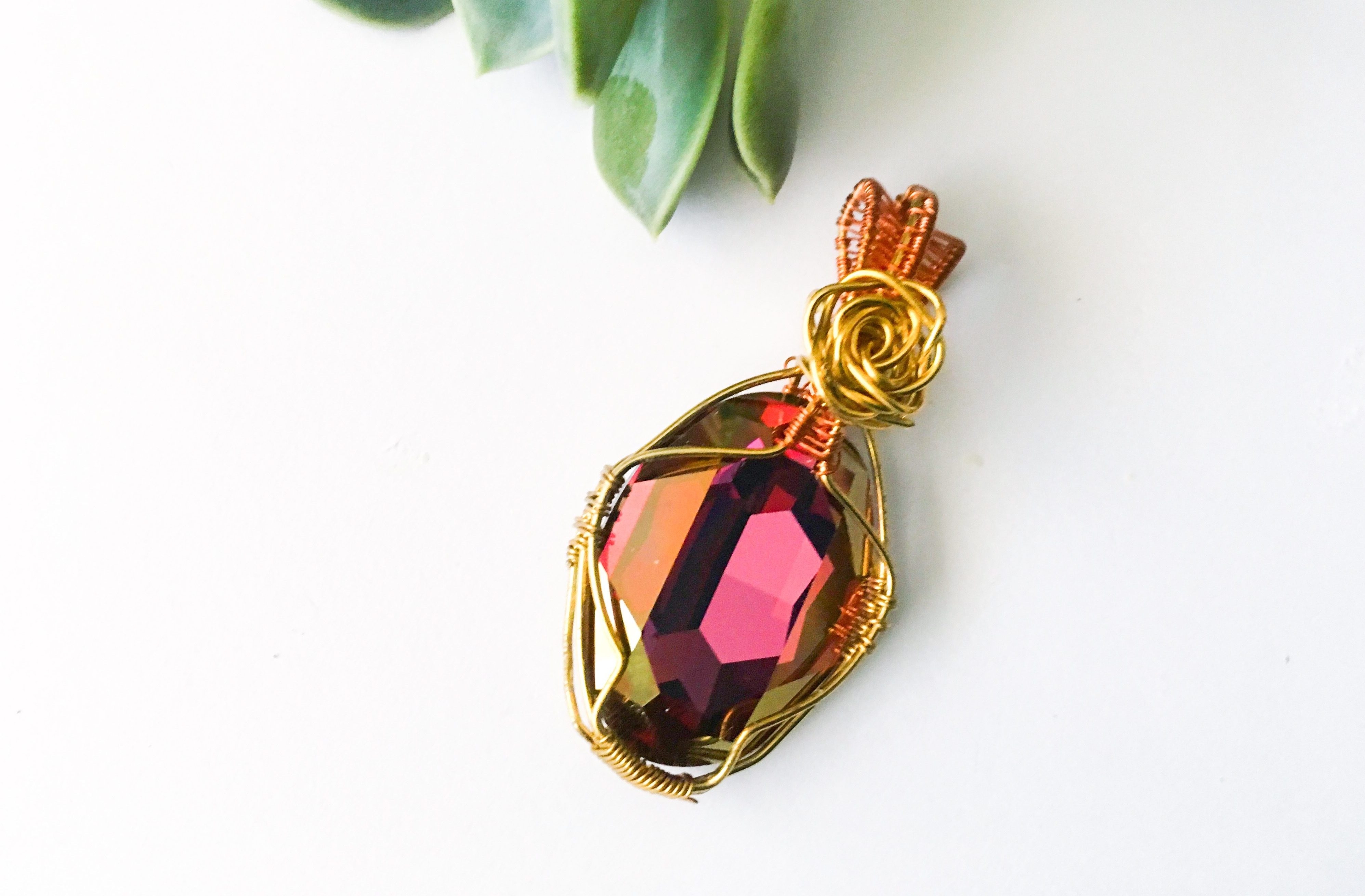 Protected: Wire Wrapped Caged pendant tutorial.